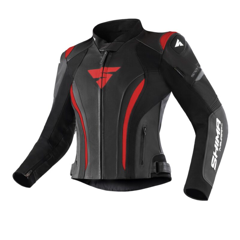 KOMBINEZONY MOTOCYKLOWE DWUCZĘŚCIOWE MIURA 2.0 JKT BLK/RED 32