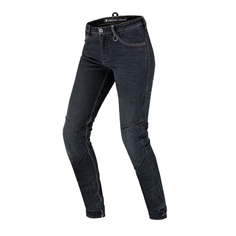 SPODNIE JEANS MOTOCYKLOWE DEVON LADY BLK 34