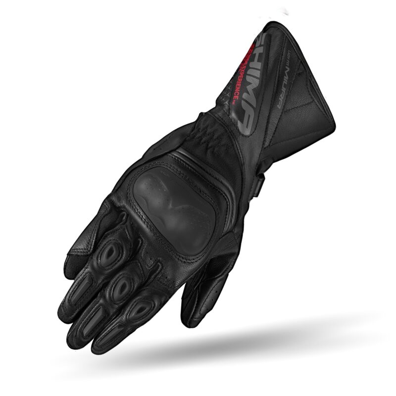 RĘKAWICE MOTOCYKLOWE MIURA GLOVES BLACK XS