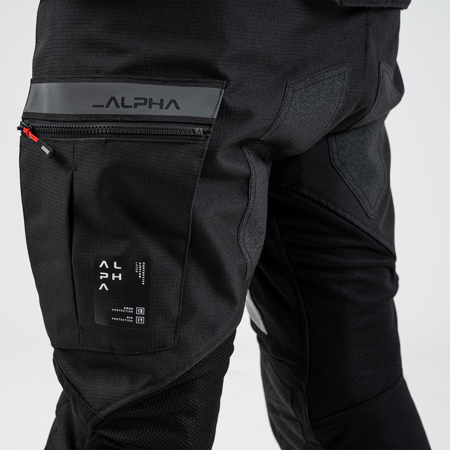SPODNIE MOTOCYKLOWE ALPHA MEN PNT - obrazek 7