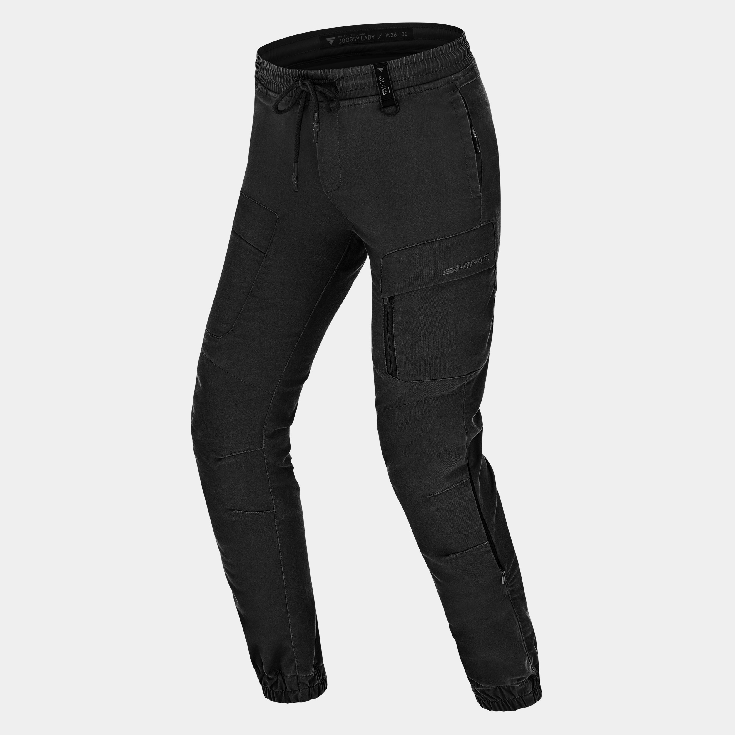 SPODNIE MOTOCYKLOWE JOGGSY LADY BLK 30